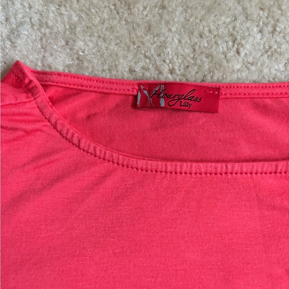 Coral Hourglass Lilly XSmall Shift Dress. - Picture 3 of 5